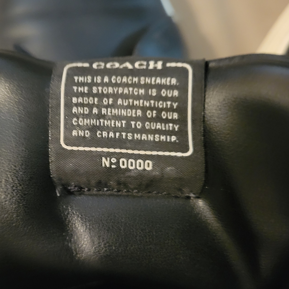COACH Black and Gray High-Top Sneakers - Picture 3 of 12